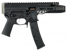 Nemo Arms MNG-9MM-C Mongoose 9mm 35+1 5.80" Black Front Cap Compensator, Black Picatinny Rail Receiver, Black Grip, Ambide - MNG9MMC