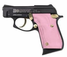 Taurus PT25 .25 ACP  2 Blue/Gold, Pink Pearl grips **SPECIAL O