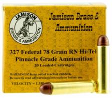 Jamison Pinnacle Grade 327 Federal 78 GR Round Nose 20 Bx/ 10 Cs