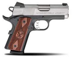 Springfield Armory 1911 Single 9mm 3 9+1 Cocobolo Grip Stainless Steel