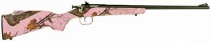 Keystone Sporting Arms Crickett Mossy Oak Pink Blaze Youth 22 Long Rifle Bolt Action Rifle - KSA2161