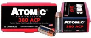 Atomic Pistol Hollow Point 380 ACP Ammo 50 Round Box - 00414