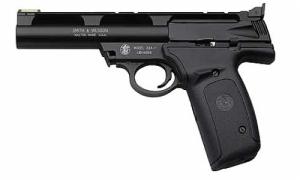 Smith & Wesson 22A Classic 22 LR 5.5" HB 10+1 Hiviz Adj Sight Soft Touch Grip Black - 107426