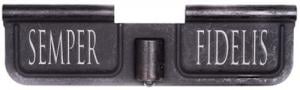 Spike Ejection Port Door AR-15 Laser-Engraved Semper Fidelis Steel Blac - SED7008