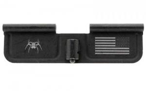 Spikes Ejection Port Door AR-15 Laser-Engraved Spider Steel Black - SED7010