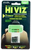 Hiviz LiteWave Ruger American Green/Red/Black Rear Black - 298