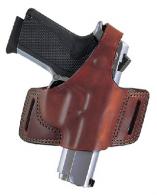 Bulldog Belt Slide Small J Frame Revolver Holster RH Leather Tan