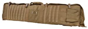 NcStar CVSM2913T VISM Deluxe Rifle Case with MOLLE Webbing, ID Window, Padding & Tan Finish Folds out to 66" L x 35"