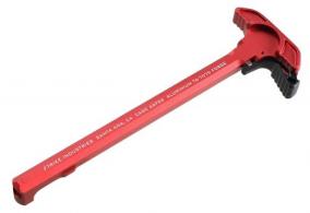 Strike Extended Latch Charging Handle AR-15 Red Anodized Aluminum - ARCHELRED