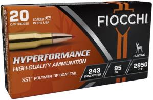 Fiocchi 243 Winchester 95 Grain Super Shock Tip - 243HSB Fiocchi 243 Winchester 95 Grain Super Shock Tip - 243HSB