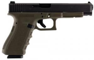 Glock G34 Double 9mm Luger 5.3 17+1 OD Green Grip Black - PI3437103
