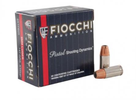Fiocchi 9MM 147 Grain Jacketed Hollow Point - 9APDHPUS