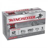 Winchester Super-X Turkey 12 GA 2 3/4" 1-1/2oz, #5 Copper 10rd box - X12MT5