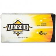 ARMSCOR .45 ACP 230GR JHP 20/500 - AC45A-10N
