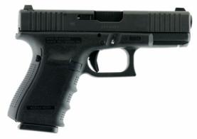 Glock G19 Gen 4 Double Action 9mm 4.01 15+1 FS (Steel) Black Interc - PG1950433FS