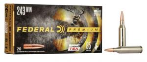 Federal Premium .243 Winchester 85 Grain Barnes Triple Shock X 20ct Box - P243K Federal Premium .243 Winchester 85 Grain Barnes Triple Shock X 20ct Box - P243K