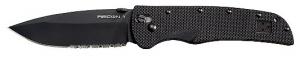 Cold Steel Folding Knife w/Partially Serrated Spear Point Bl - 27LSH