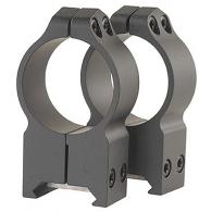 Warne Maxima Vertical Ring Set Fixed Maxima/Weaver/Picatinny Extra High 30mm Tube Matte Black Steel