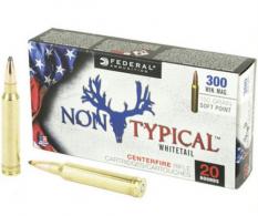 Federal Non-Typical Soft Point 300 Winchester Magnum Ammo 20 Round Box - 300WDT150