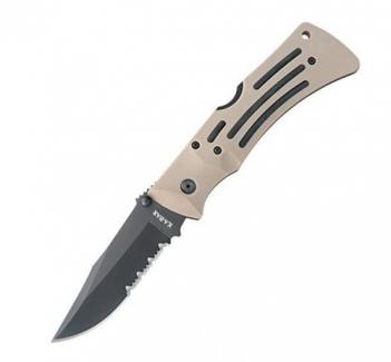Kabar Desert Mule Folder Knife w/Serrated Blade - 3057