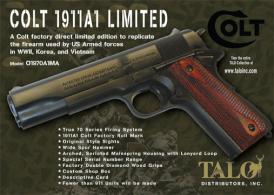 Colt TALO 1911A1 LIMITED - 01970A1MA