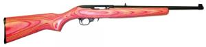 RUGER 10/22 COMPACT BL/PINK LAMINATED 16 12.5 LOP