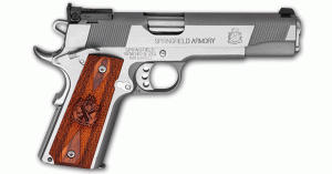 Springfield Armory 1911-A1 Service 9mm Target, Stainless - PI9134LPLE