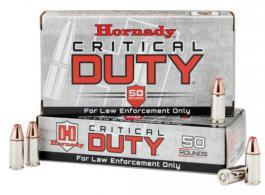Hornady Critical Duty FlexLock 9mm Ammo 50 Round Box - 90235LE
