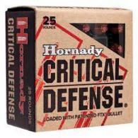 Hornady .38 Spc Critical Defense 110 Grain 25ct - 90310LE
