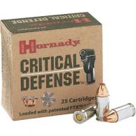 Main product image for Hornady 9MM 115 Grain FTX Critical Defense