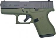 Glock 43 9mm 6+1 Battlefield Green