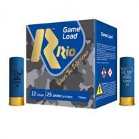 Rio Game Load High Velocity  12 Gauge Ammo #6 Shot 25 Round Box - TGHV366