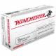 Winchester Full Metal Jacket Flat Nose 9mm Ammo 115 gr 50 Round Box - Q4177