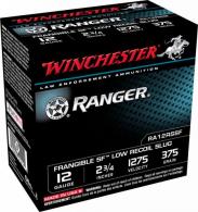 Winchester Ranger Frangible  Rifled Slug 12 Gauge Ammo 25 Round Box - RA12RSSF