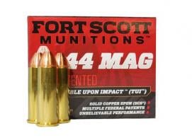 Fort Scott Munitions TUI Solid Copper 44 Remington Magnum Ammo 200 gr 20 Round Box - 44MAG200GRSCV