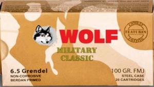 Wolf Polyformance 300AAC Blackout Ammo 145gr  Full Metal Jacket 500rd case - 300aacfmj