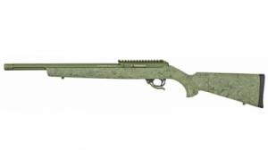 Tactical Solutions X-Ring Hogue Matte Olive Drab/Ghillie Green Stock 22 Long Rifle Semi Auto Rifle - ATEMODBHGGRN