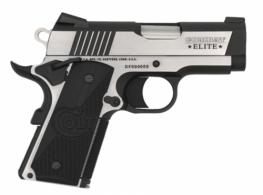 Colt Defender Combat Elite Series 9mm 3" Fiber Optic Front Sight G10 Grips 8+1