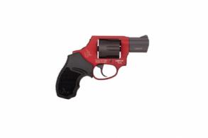 Taurus 856 Ultra-Lite Black/Red Concealed Hammer 38 Special Revolver - 2856021ULCH13