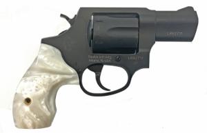 Taurus 856 Matte Black/White Pearl 38 Special Revolver - 2-856021WPRL