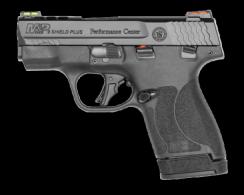 Smith & Wesson LE PC M&P9 Shield Plus 9mm Manual Safety Fiber Optic Sights  Ported 13rd/10rd - 13254LE