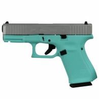 Glock G19 Gen5 Tiffany Blue/Crushed Silver 9mm Pistol - PA195S203TFCSS