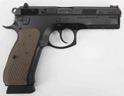 Springfield Armory SA-35 9mm 4.70 Matte Blued Finish, Checkered Walnut Grips, 15+1