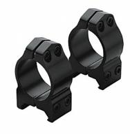 Warne Maxima Vertical Ring Set Fixed For Rifle Maxima/Weaver/Picatinny Low 1" Tube Matte Black Steel