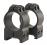 Warne Maxima Vertical Ring Set Fixed Maxima/Weaver/Picatinny Extra High 30mm Tube Matte Black Steel