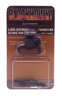 BlackHawk 1" Blue Lock Down Swivels/Mag Cap For 870 w/Extern - 70SW12BK