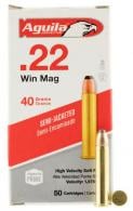 Main product image for Aguila High Velocity 22 Mag 40gr Semi-Jacketed Soft Point 50rd box