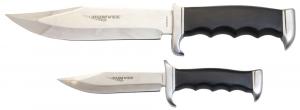 2pc Bowie Knife Set- Black Pak - HMVBC02BK 2pc Bowie Knife Set- Black Pak - HMVBC02BK