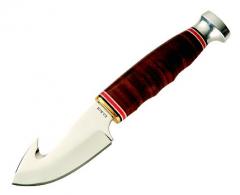 Kabar Fixed Game Hook Knife w/Leather Handle - 1234