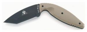 Kabar TDI Law Enforcement Tanto Fixed Blade Knife w/Coyote B - 1484CB